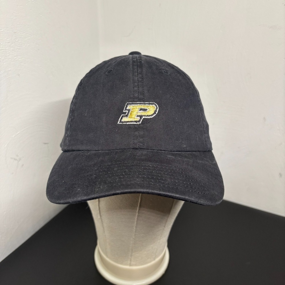 Perdue University American Needle Vintage‎ Y2K Baseball Cap Hat Black Strapback